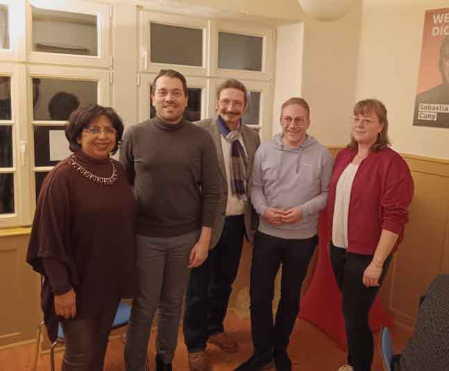 Politischer Aperitif in Weinheim