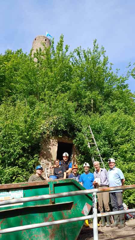 Geheimnis unter der Burgruine Windeck