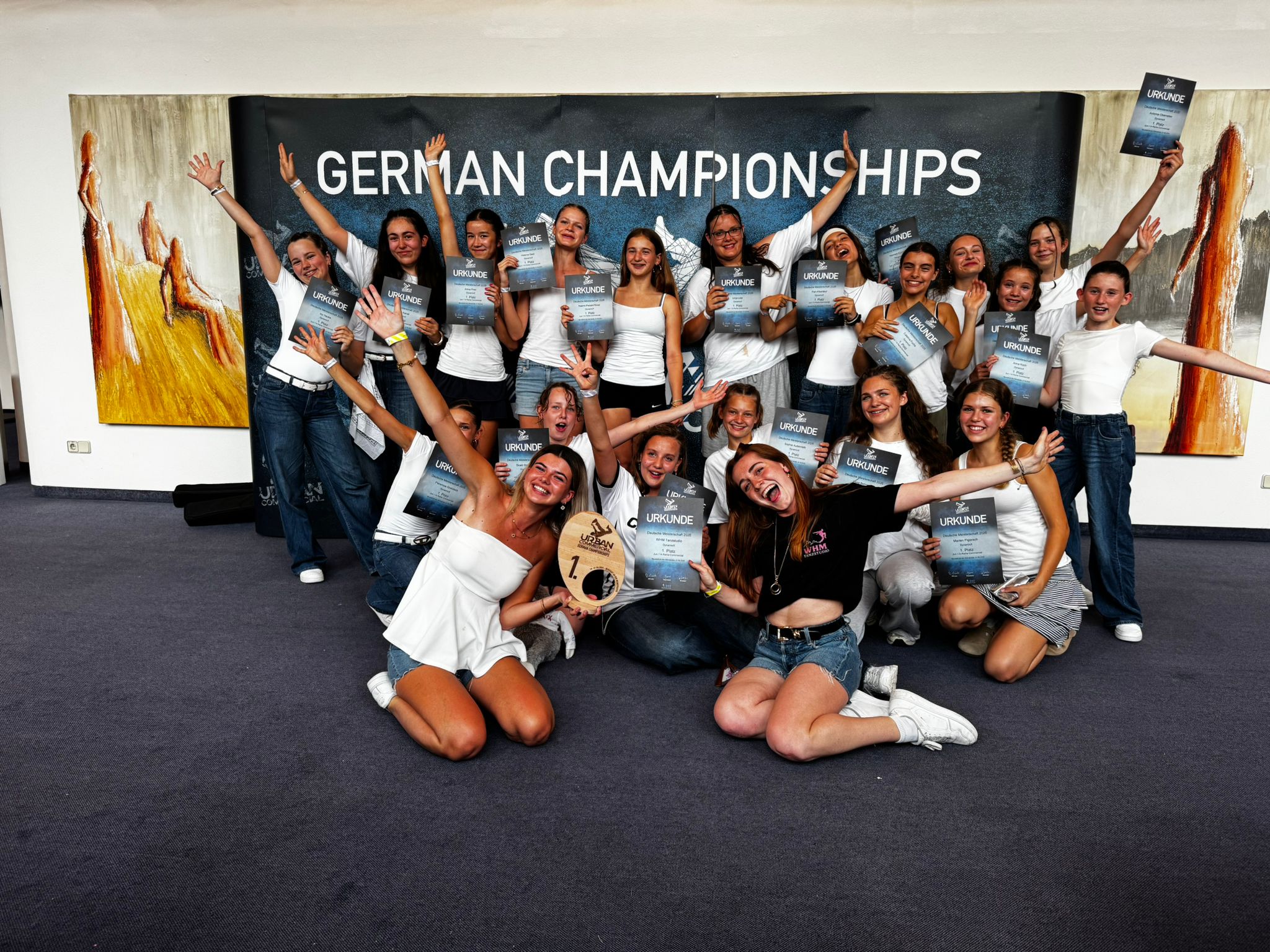 Erfolgreiche Deutsche Meisterschaft für das WHM Tanzstudio Weinheim