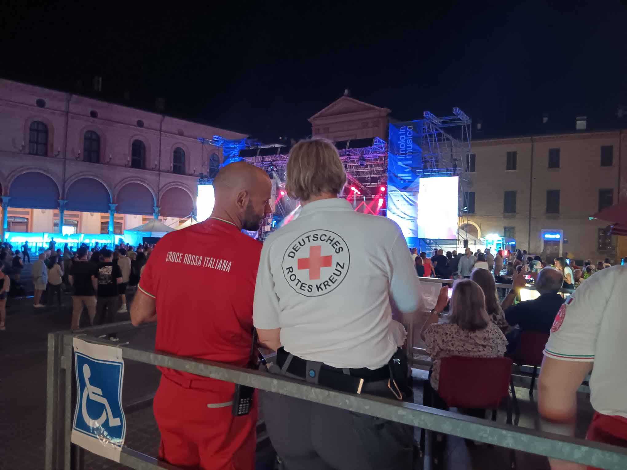 Weinheimer DRK im Einsatz bei „Imola in Musica“: Partnerschaft wird gelebt